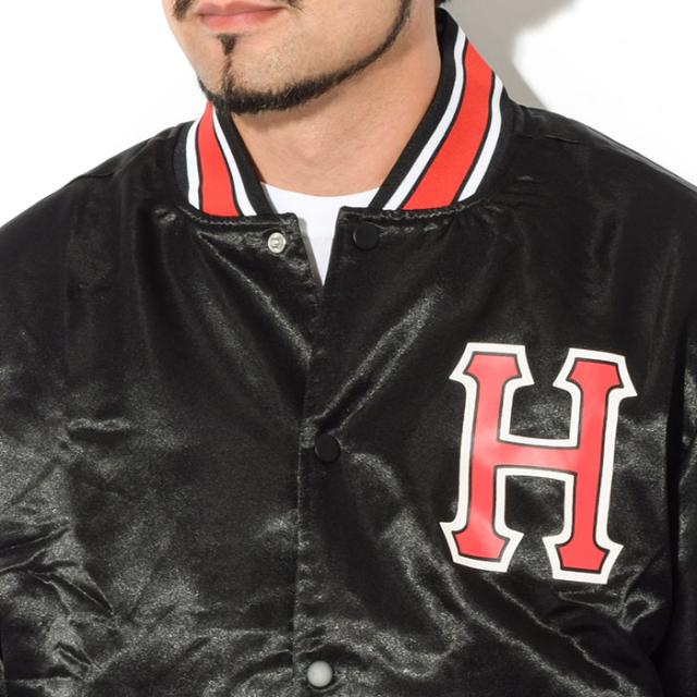 HUFハフのジャケット Crackerjack Satin Baseball06