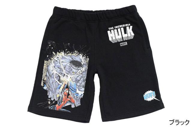 HUFハフのハーフパンツ MARVEL HULK Battle Fleece Short05