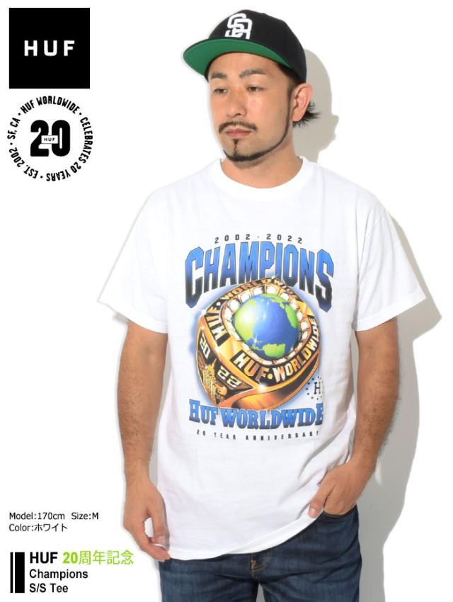 HUFハフのTシャツ Champions01