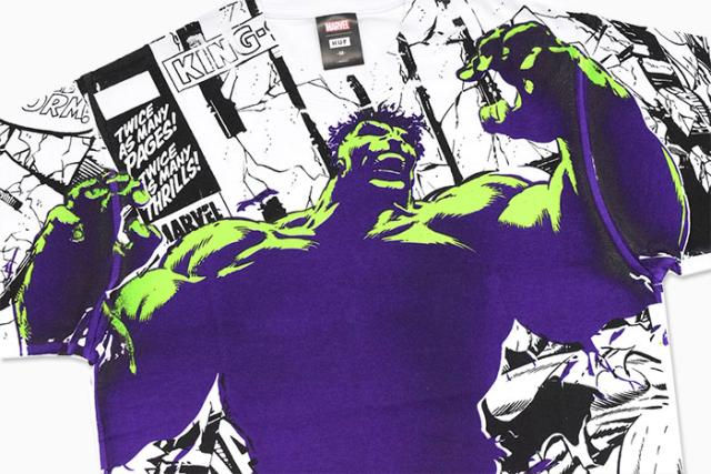HUFハフのTシャツ MARVEL HULK Gamma05