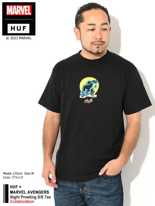 HUFハフのTシャツ MARVEL AVENGERS Night Prowling01