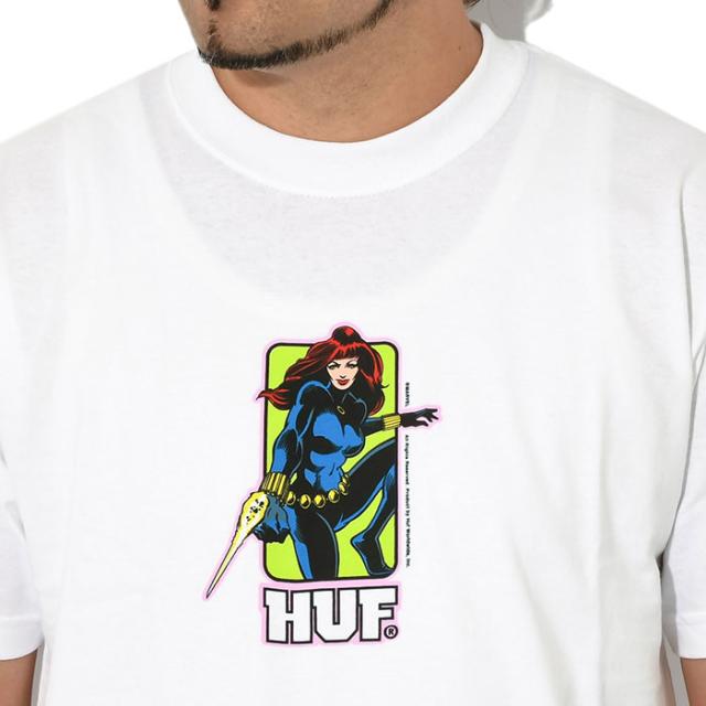 HUFハフのTシャツ MARVEL AVENGERS Black Widow02