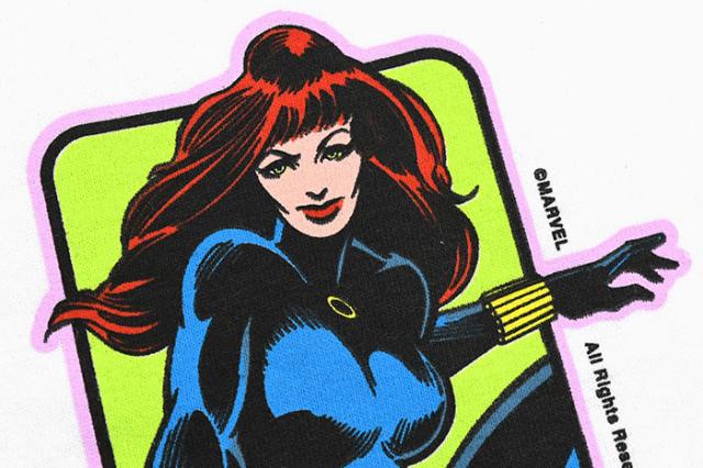 HUFハフのTシャツ MARVEL AVENGERS Black Widow07