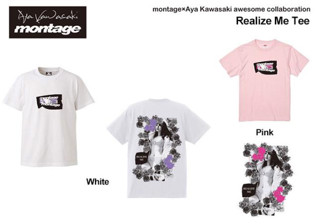montageモンタージュのTシャツ 川崎あや03