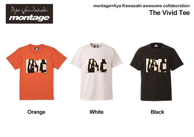 montageモンタージュのTシャツ 川崎あや03
