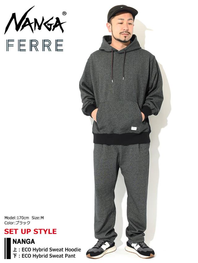 NANGAナンガのパーカー ECO Hybrid Sweat Hoodie01