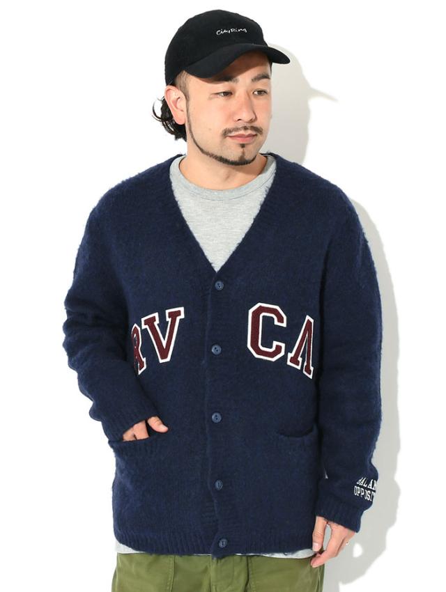 RVCAルーカのカーディガン Hitter Mohair Cardigan02