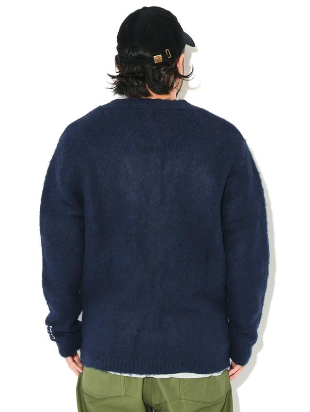 RVCAルーカのカーディガン Hitter Mohair Cardigan03