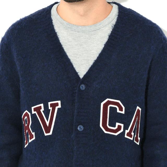 RVCAルーカのカーディガン Hitter Mohair Cardigan04