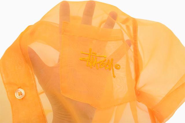 STUSSYステューシーのシャツ WOMEN Milo Sheer S/S Shirt07