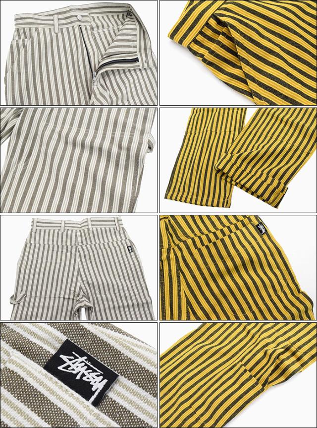 STUSSYステューシーのパンツ WOMEN Piper Stripe Carpenter Pant04