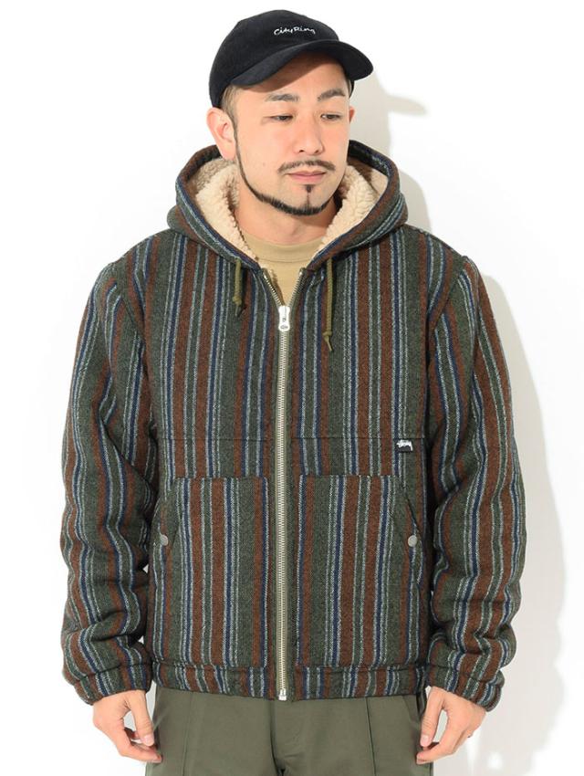 STUSSYステューシーのジャケット Wool Stripe Work02