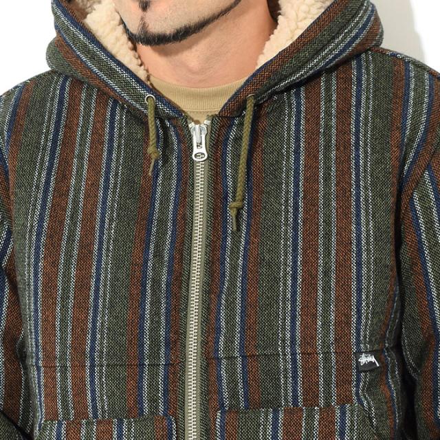 STUSSYステューシーのジャケット Wool Stripe Work05