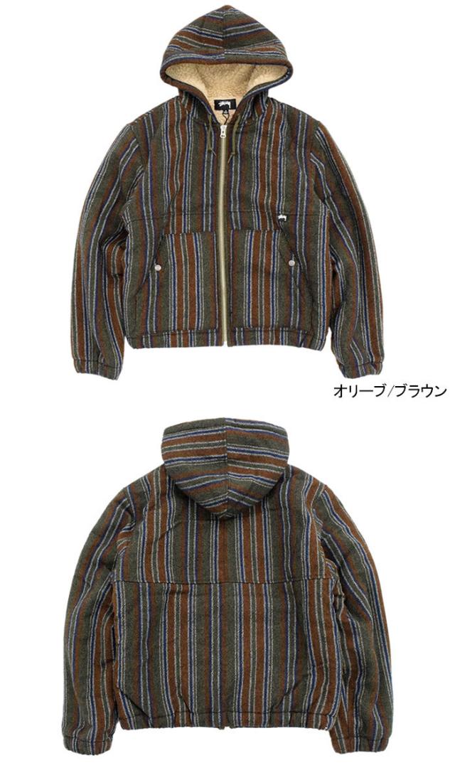 STUSSYステューシーのジャケット Wool Stripe Work06
