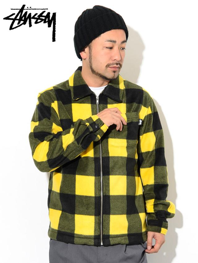 STUSSYステューシーのジャケット Polar Fleece Zip Up Shirt02