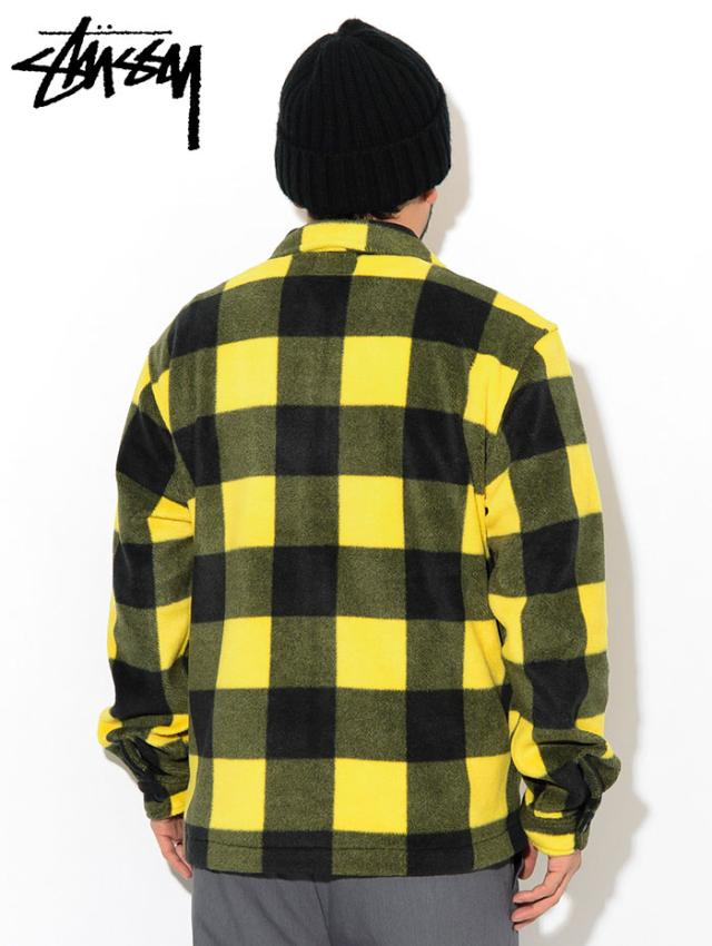 STUSSYステューシーのジャケット Polar Fleece Zip Up Shirt03
