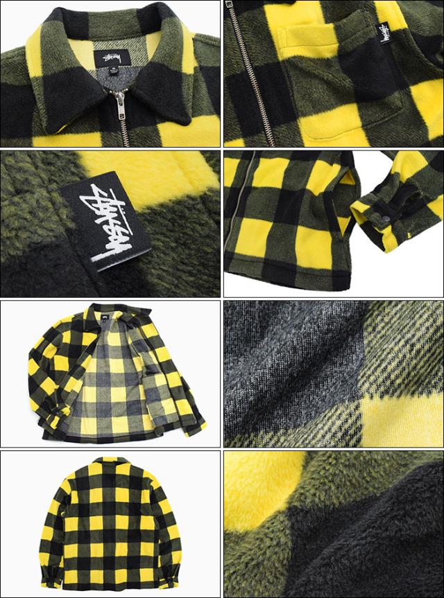 STUSSYステューシーのジャケット Polar Fleece Zip Up Shirt05