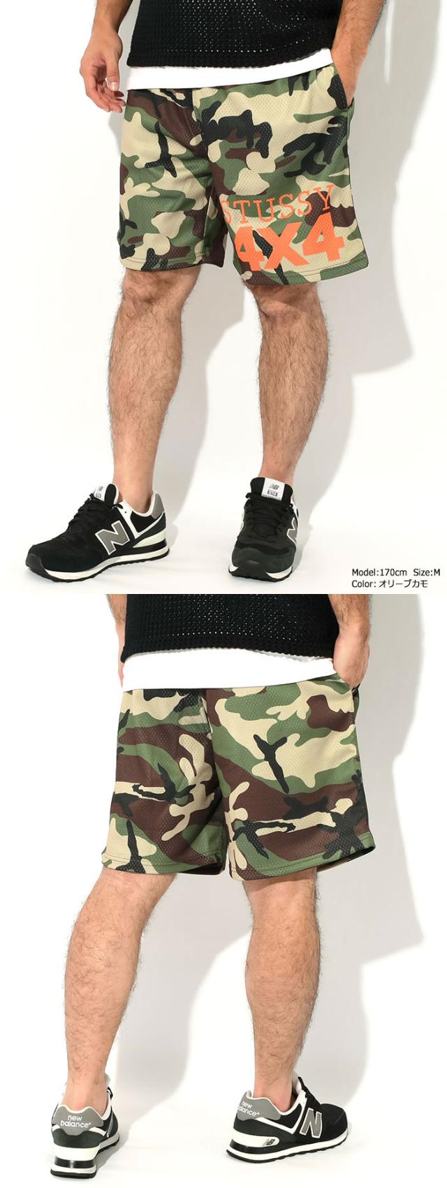 STUSSYステューシーのハーフパンツ 4×4 Mesh Short02