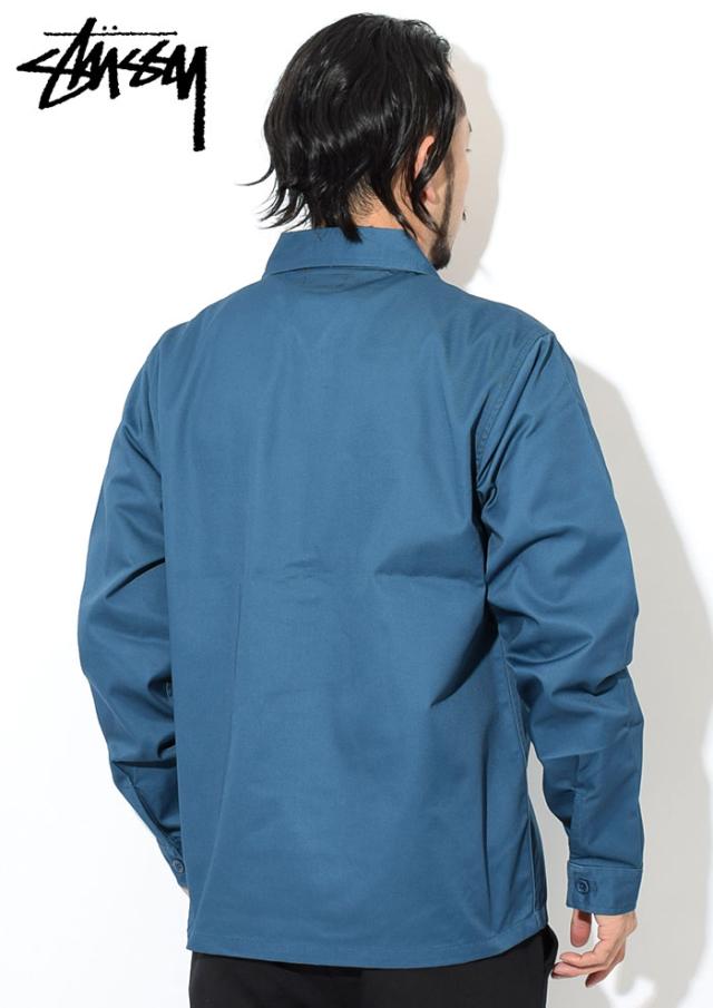 STUSSYステューシーのシャツ Zip Up Work Shirt03