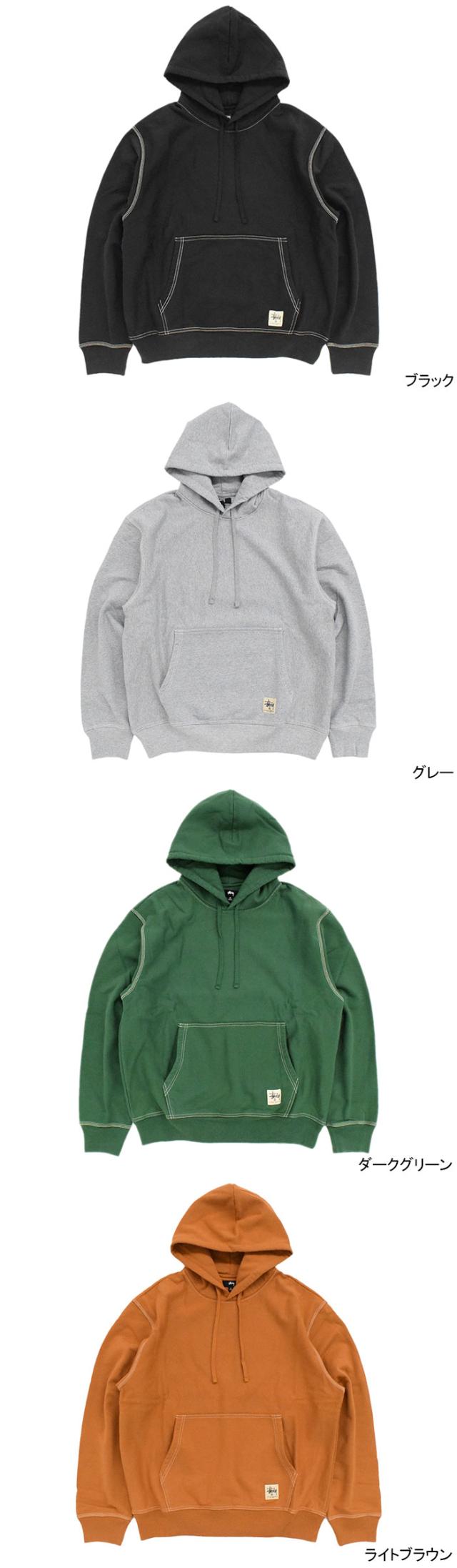 STUSSYステューシーのパーカー Contrast Stitch Label Pullover Hoodie04