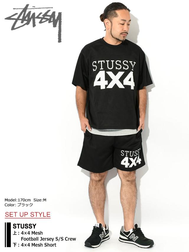 STUSSYステューシーのカットソー 4×4 Mesh Football Jersey01