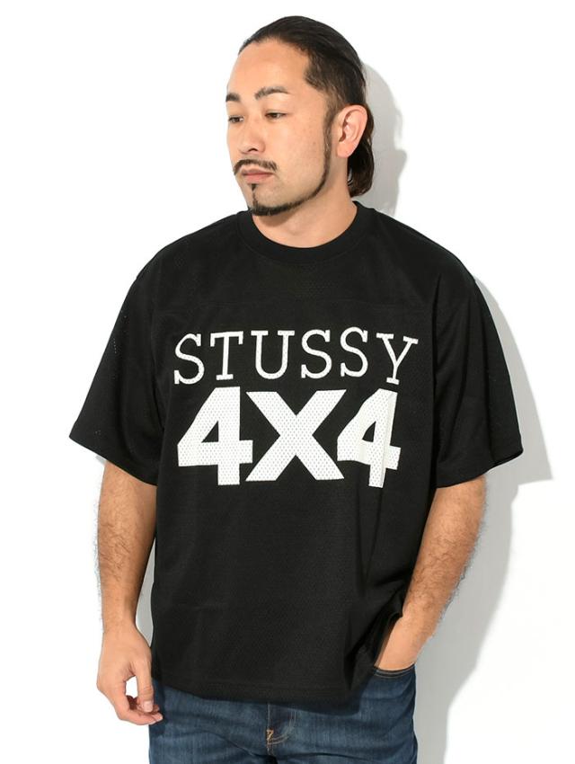 STUSSYステューシーのカットソー 4×4 Mesh Football Jersey02