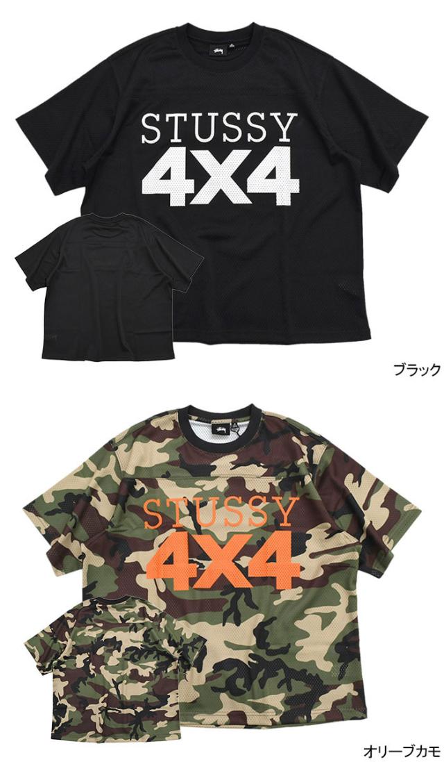 STUSSYステューシーのカットソー 4×4 Mesh Football Jersey05