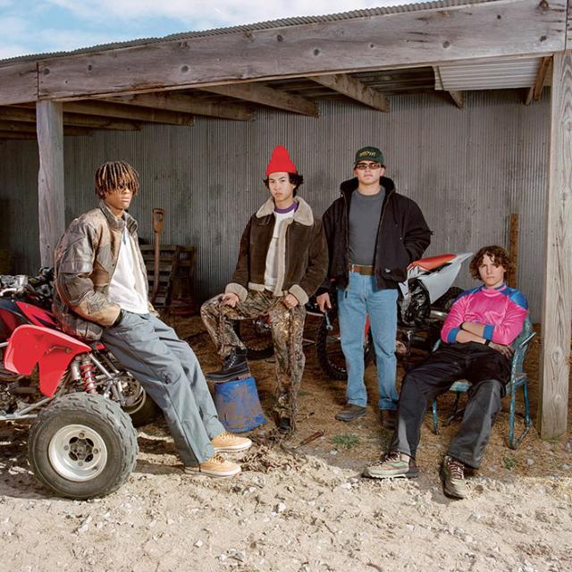 VANSバンズのブーツ ハーフキャブ04