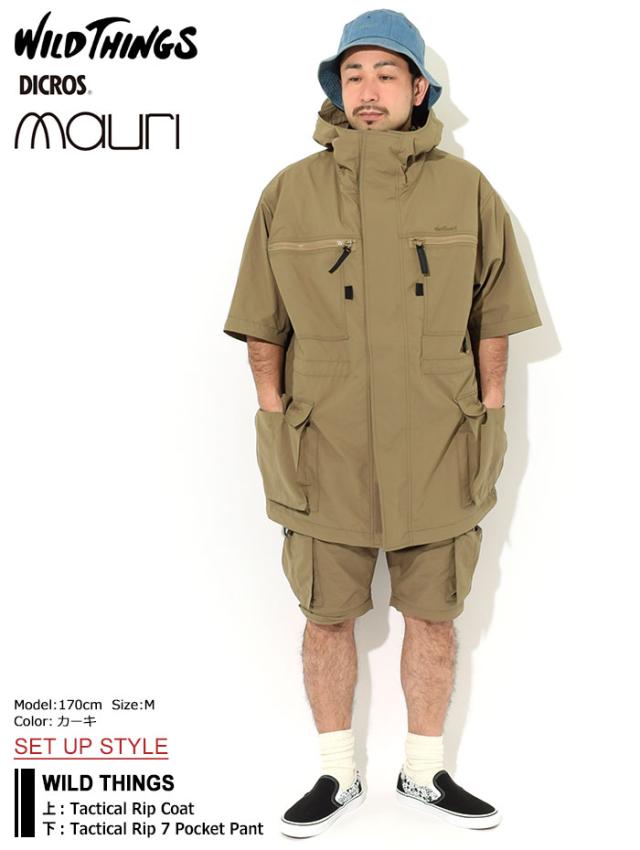 WILD THINGSワイルドシングスのジャケット Tactical Rip Coat04