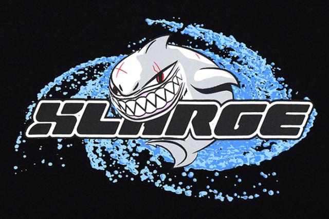 X-LARGEエクストララージのTシャツ Silver Shark05