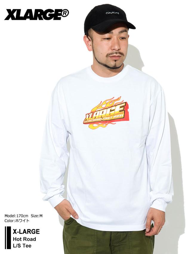 X-LARGEエクストララージのTシャツ Hot Road01