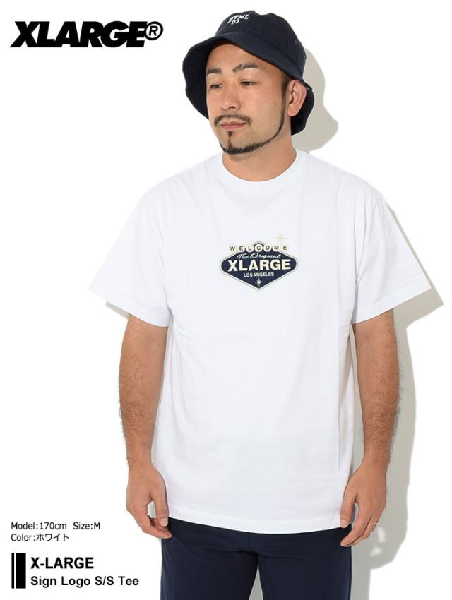 X-LARGEエクストララージのTシャツ Sign Logo01