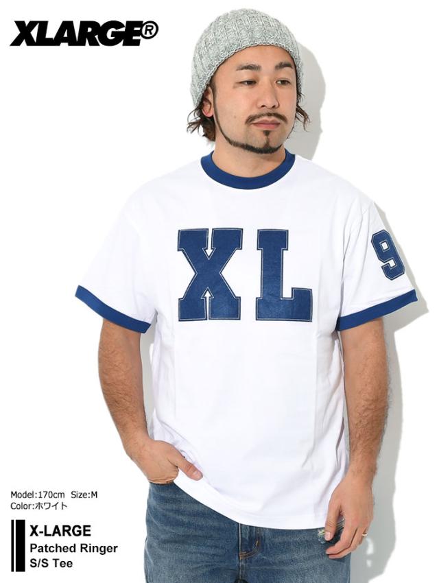X-LARGEエクストララージのTシャツ Patched Ringer01
