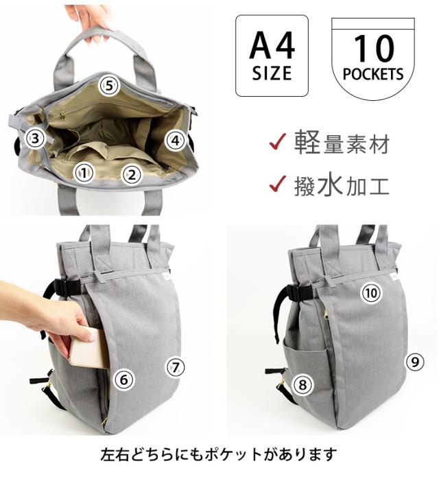 リュック レディース メンズ 大容量 おしゃれ 通勤 通学 Gt C3421 ポケッ アネロ リュックサック Anello 安心と信頼