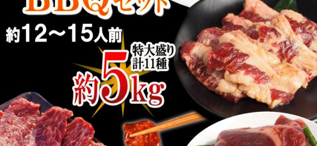【情熱特撰】人気盛りBBQセット