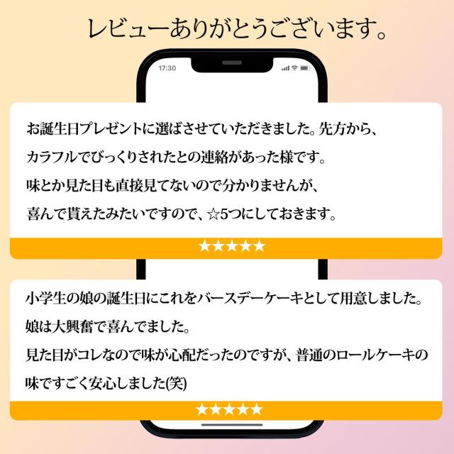 レインボーケーキ