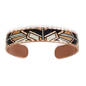 売り尽くしセール ブレスレット ナローダブルアロー アールデコ ブレスレット 女性 女の子用 10代の女の子と男の子のための手作りの銅アールデコジュエリー 安心の日本製 Carlavista Com