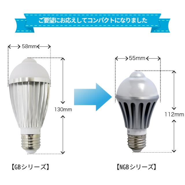 LED電球 センサーライト 人感センサー 人感電球 屋内 LED 照明