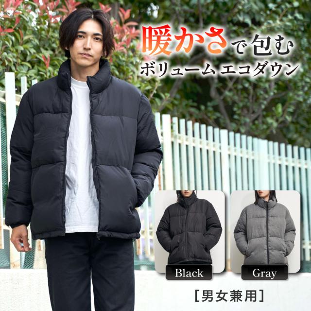 23AW◆お薦め！ガウディ◆さりげなく大人お洒落な黒エコダウンジャケット！44 23AW◇お薦め！ガウディ◇さりげなく大人お洒落な黒エコダウン