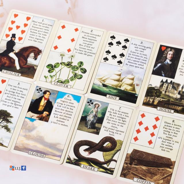 ブルーバード・ルノルマンカード Blue Bird Lenormand カード図版
