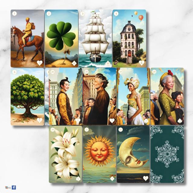 クリステファニア・ルノルマン Christephania Lenormand カード図版