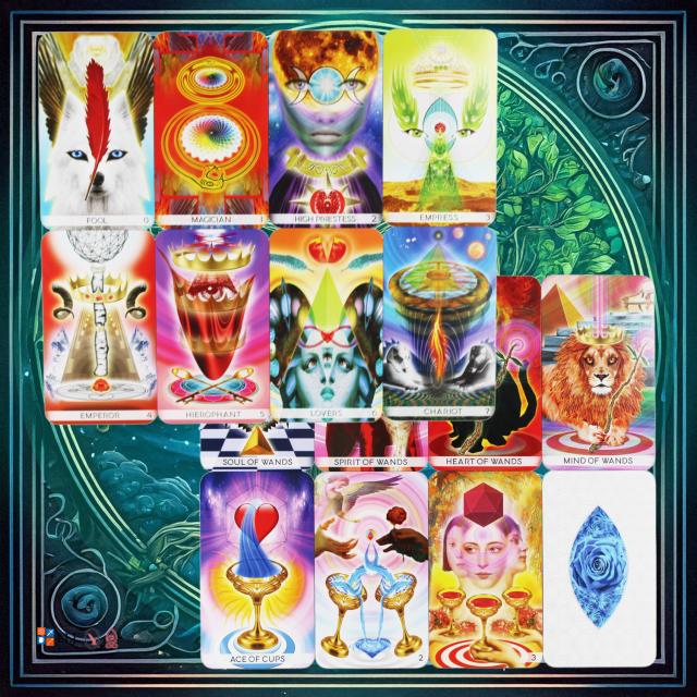 ザ・ユニファイング・コンシャスネス・タロット カード図版