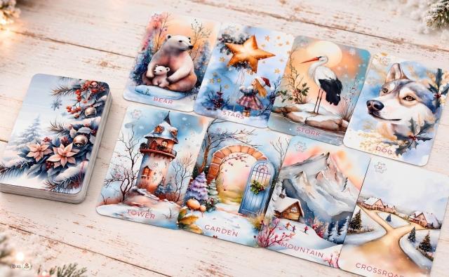 フロステッド・ドリームス・ルノルマン Frosted Dreams Lenormand ルノルマンカード 38枚