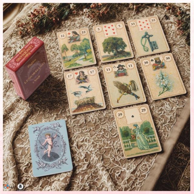 ゴールデン ルノルマン オラクルカード Golden Lenormand Oracle カード図版