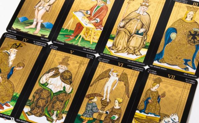 ゴールデン ビスコンティ タロット/ハードボックス Golden Visconti Tarot GOLDEN VISCONTI TAROT