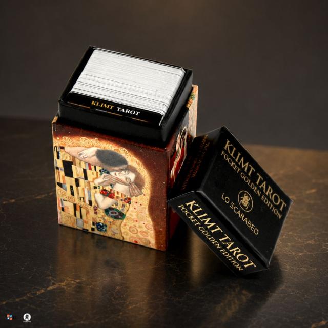 クリムト タロット ゴールデン ミニ エディション Klimt Tarot Pocket Golden Edition カード図版