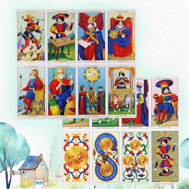 マルセイユ・キャット・タロット Marseille Cat Tarot カード図版