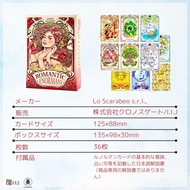 ロマンティック・ルノルマン カード図版