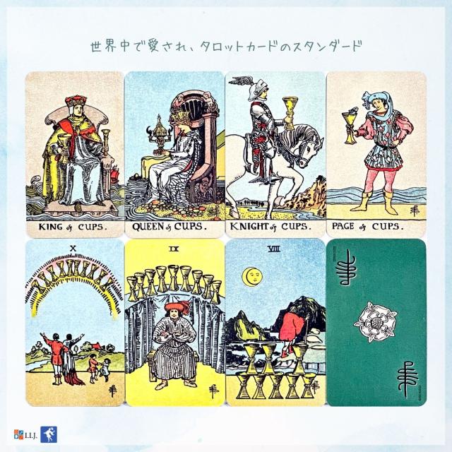 スミス・ウェイト・タロット ボーダレス ミニ カード図版