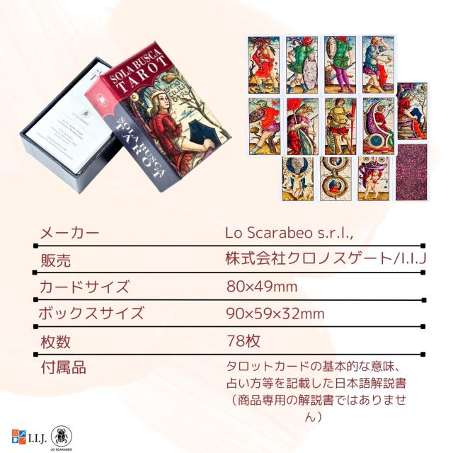 ソラ・ブスカ・タロット ミニ Sola Busca Tarot MINI カード図版